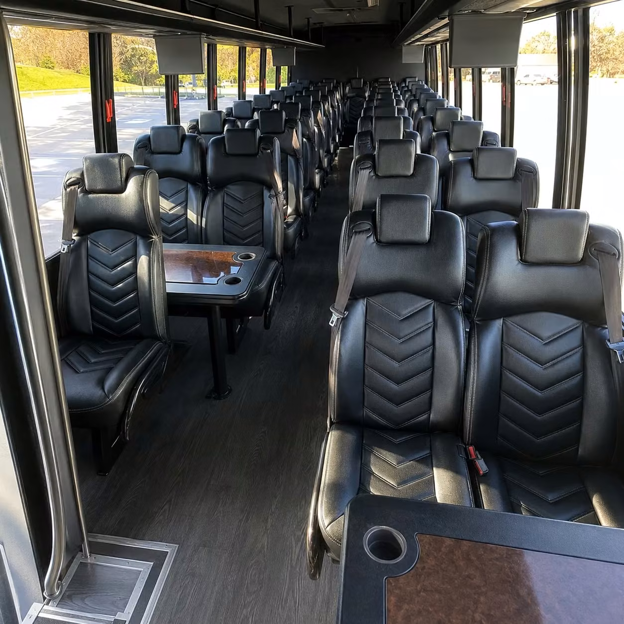 28 passenger minibus interior