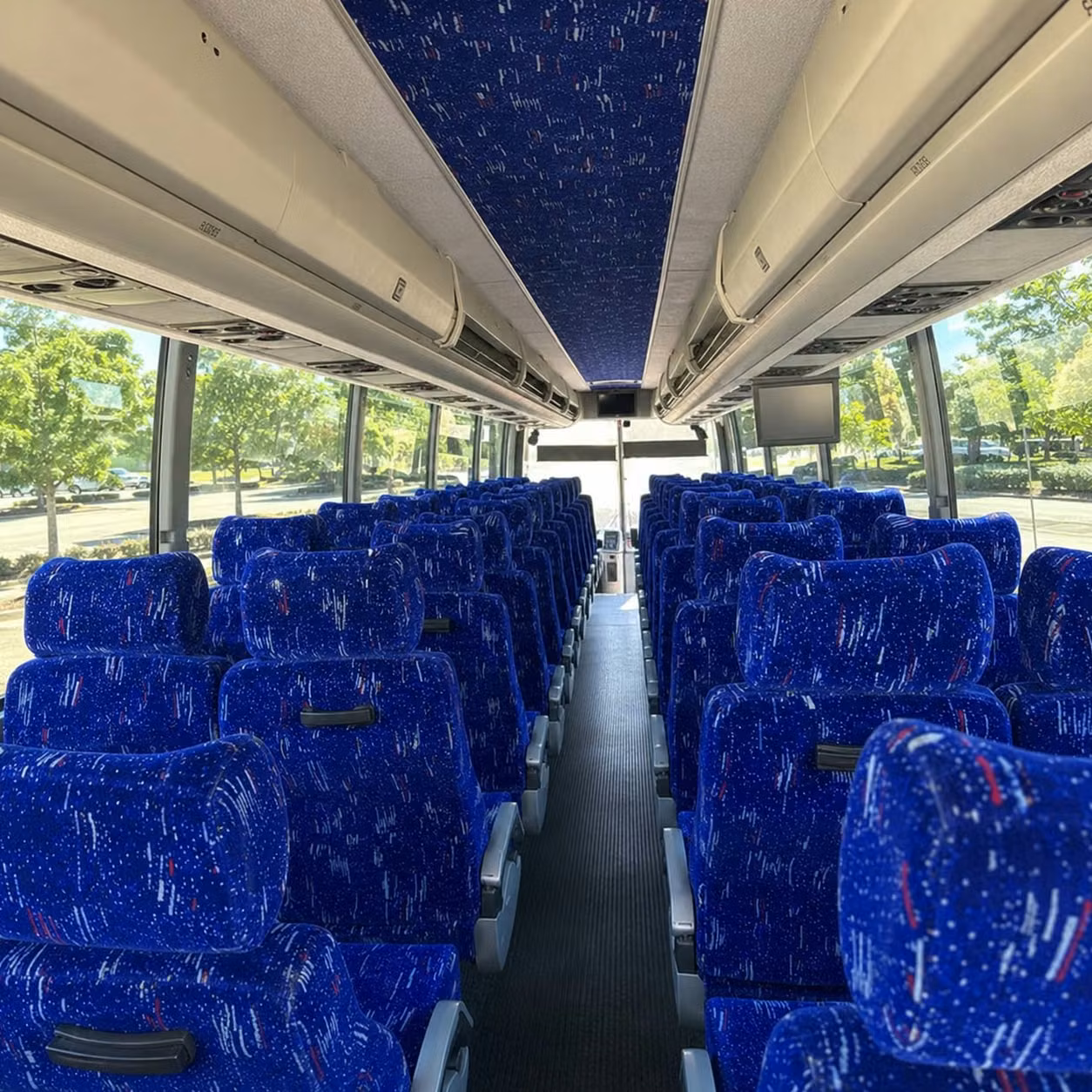 westminster charter bus interior
