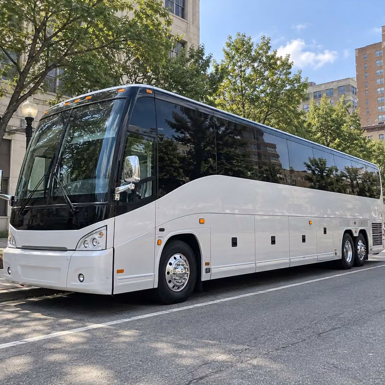 westminster charter bus rental exterior