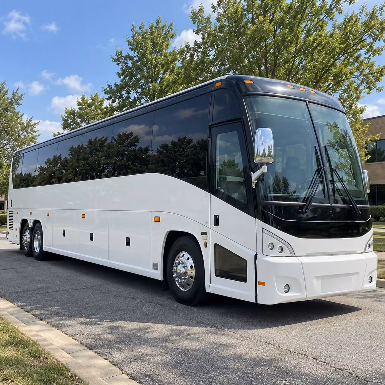 westminster high school prom buses arrive together arrive in style